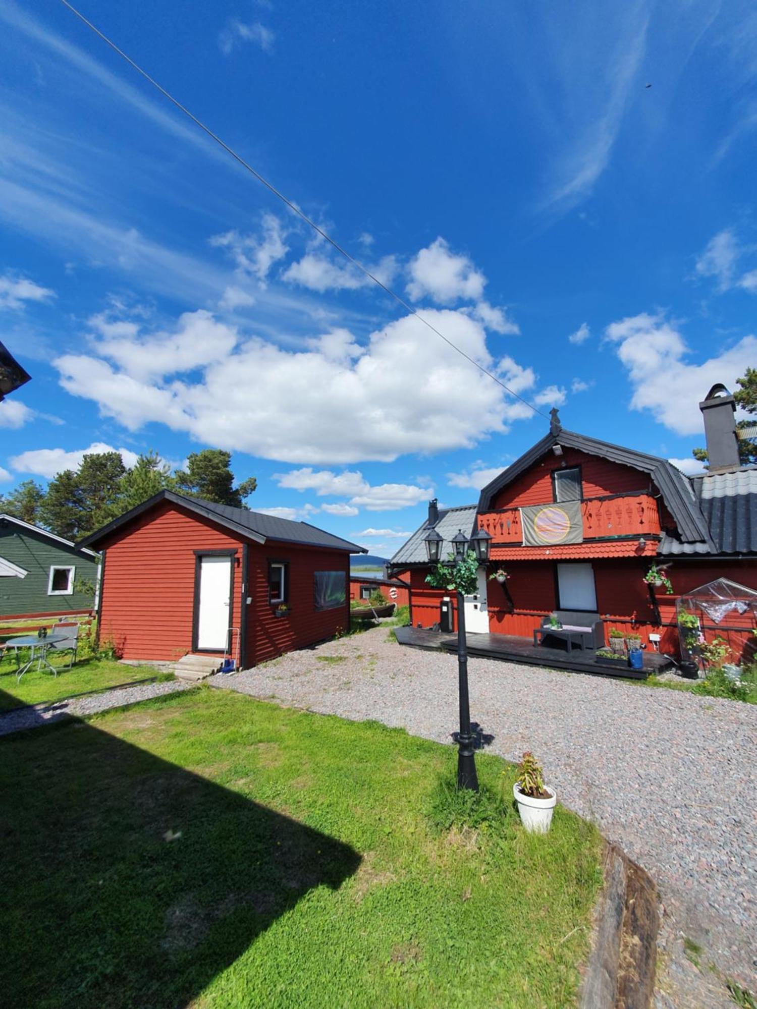 Camp Caroli Wooden Cabins Jukkasjärvi Exterior foto